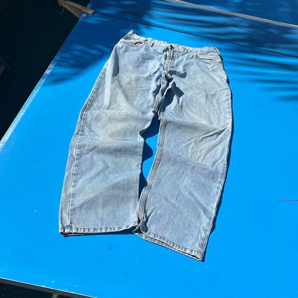 Faded Glory super baggy faded blue denim jeans